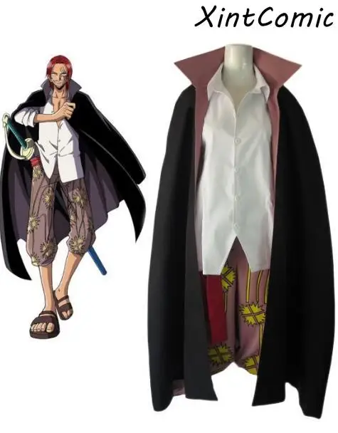 Японское аниме ONE PIECE мир четыре императора Shanks костюмы для косплея взрослые костюмы на Хэллоуин и Рождество