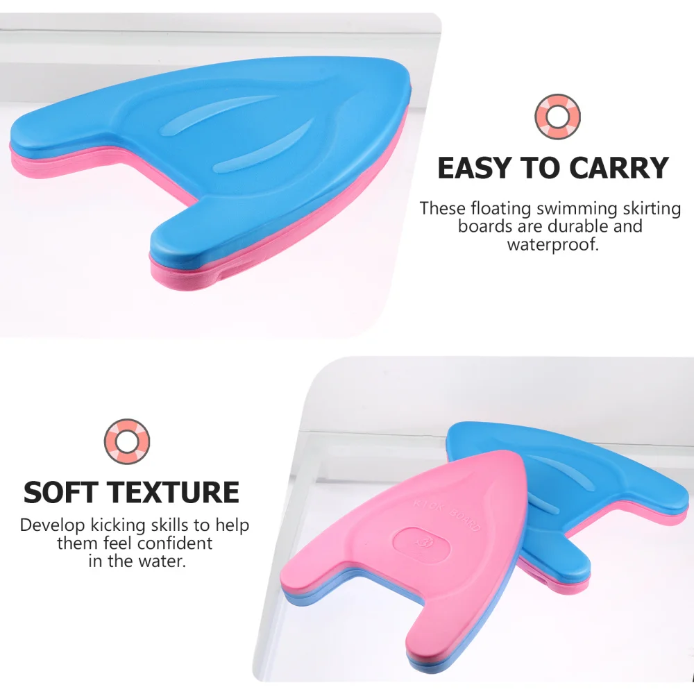 

2 Pcs Durable Swimming Kick-boards Lightweight Floating Pads Buoyancy Boards