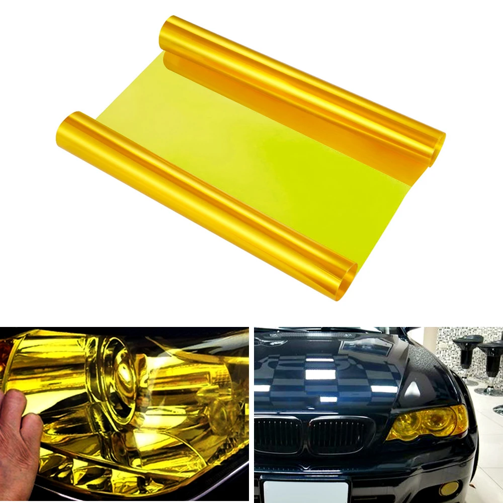100 Car headLight Vinyl Film Sticker Decal for KIA SOLARIS Verna IX25 IX35 IX45 Sonata 8 Any Cars Cadenza Telluride | Автомобили и