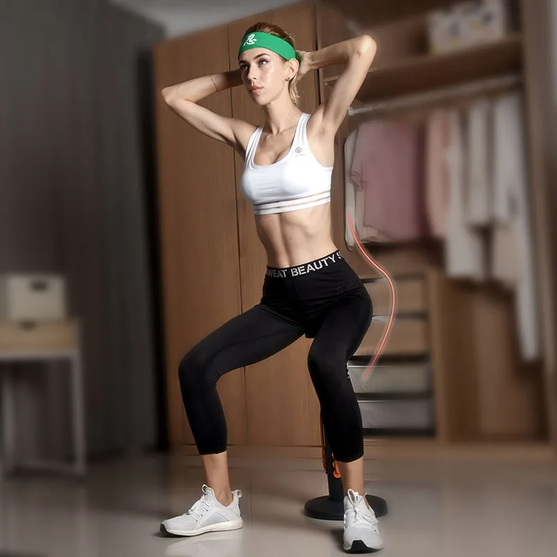 Squat Assist Fitness Trainer to Target 5 Muscle Groups in 1 Action, Sculpt Abs, Butt, Core, Legs, Thighs