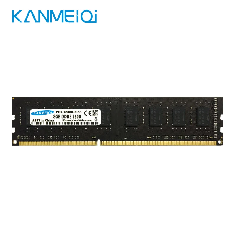 KANMEIQi DDR3 ram 8GB 1333/1600MHz Настольный модуль памяти 240pin 1,5 v Dimm AMD/Intel