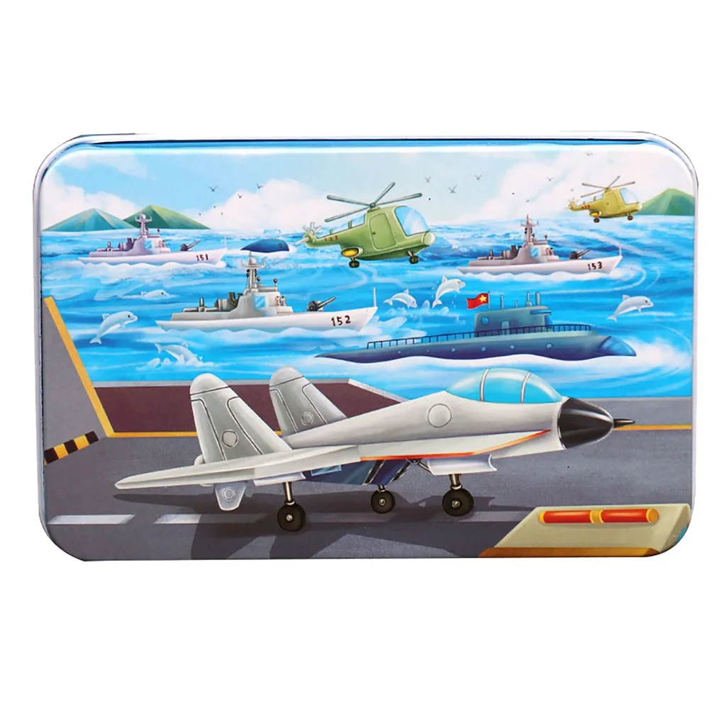

New Kids Toys 60 Pcs Wooden Cartoon Creative Puzzle DIY Hand Craft Puzzles Home Decoration Gift Children Educational Toys