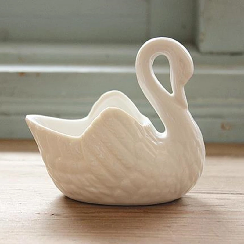 Лебедь декоративный подсвечник приусадебное Садоводство украшение цветочный