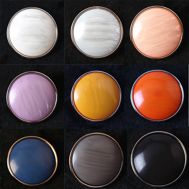 10 шт./компл. Белый Черный Цвет жемчуг Buttons10mm 30mm задняя пижамы Диаметр швейные