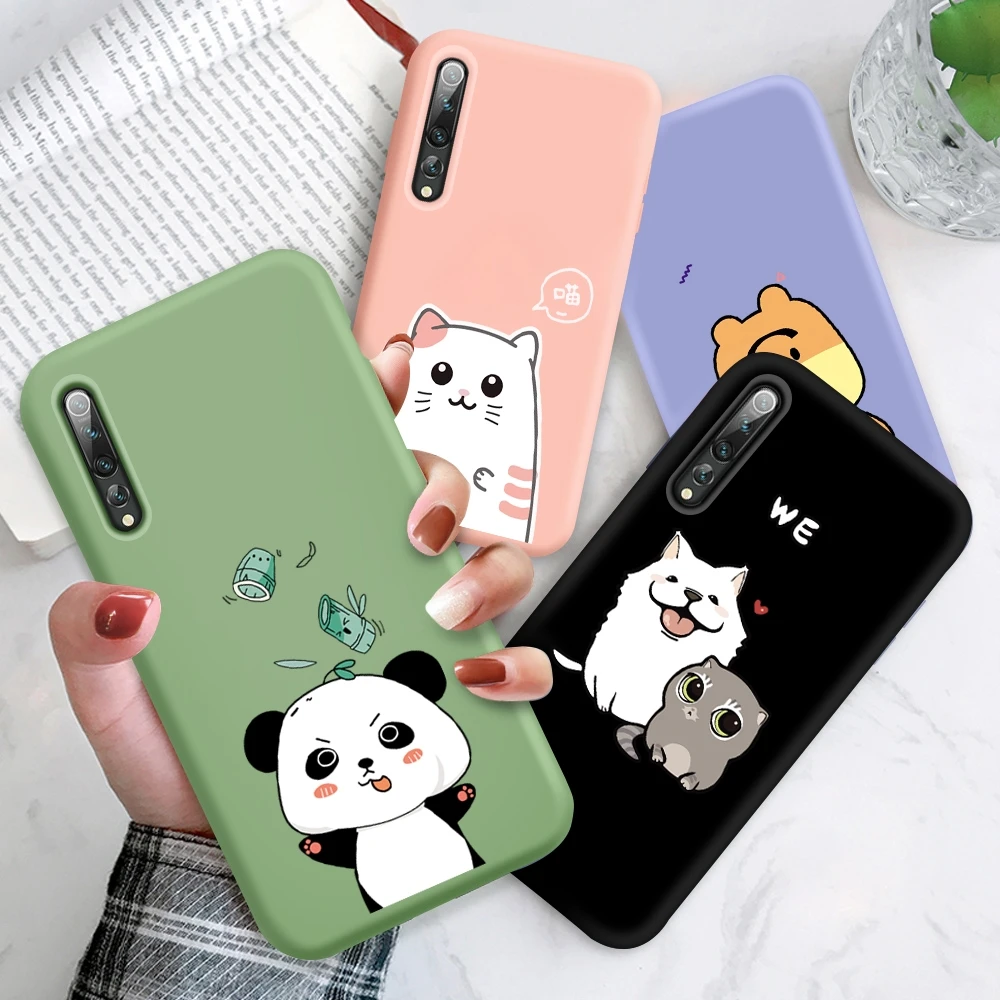 

Cartoon Liquid Silicone Phone Case For Xiaomi Mi 10T Pro Mi 10 Lite 9T Pro A2Lite CC9 Pro Poco M3 F2 X2 X3 Shockproof Case Cover