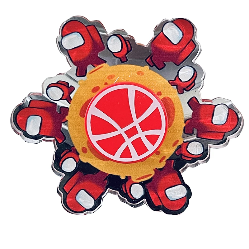 Spinner giratorio de dibujos animados con efectos especiales para correr, juguete para aliviar el estr&eacute;s con la yema del dedo-1