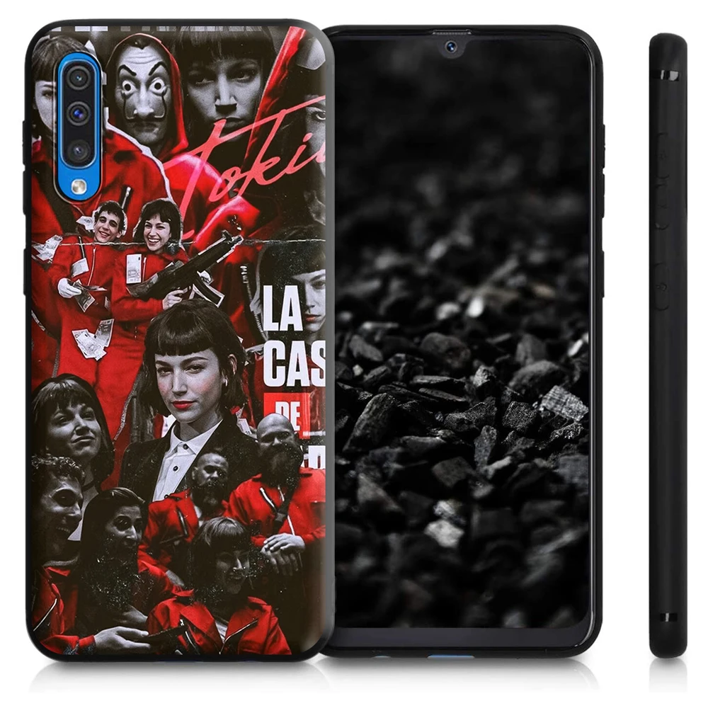 Силиконовый чехол La Casa De Papel для Samsung Galaxy Note 20 10 9 8 S20 Fe S10 S10E S9 S8 Plus Ultra Lite S7 Edge |