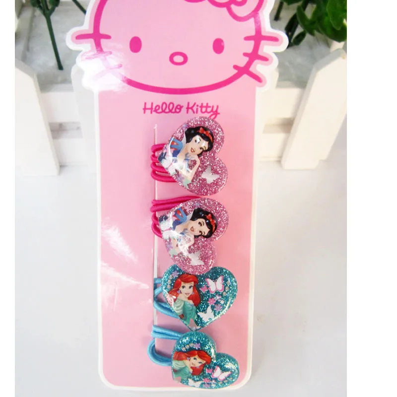 Заколка для волос детская из мультфильмов Disney резинка Холодное сердце Эльза