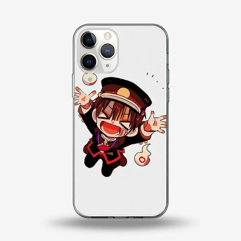 

Toilet bound Hanako kun Japanese Anime Phone Case Transparent for iPhone 6 7 8 11 12 s mini pro X XS XR MAX Plus