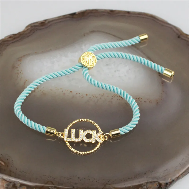 10 шт./лот новый дизайн cz браслет позолоченный религия/Крест/удача/Любовь Форма