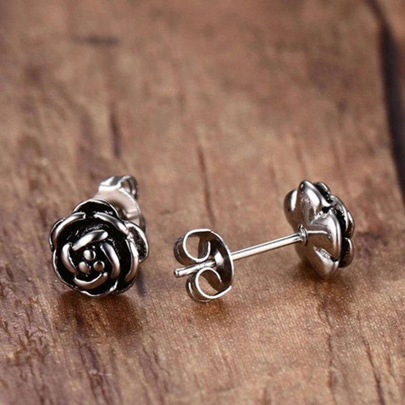 Женские серьги гвоздики в стиле панк/готика Ювелирное Украшение для ушей с