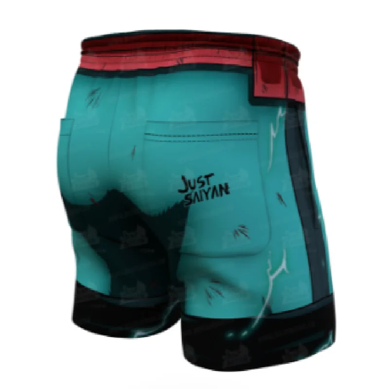 

2021 Summer New Men's 3d Printing Shorts Running Fitness Compression Tight Sports Pants Breathable Quick Dry