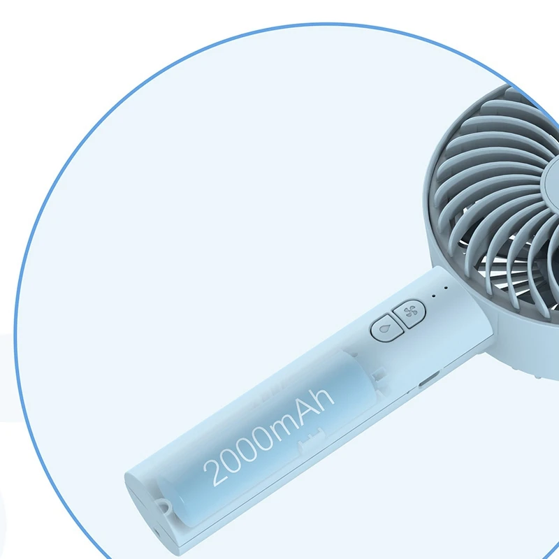 

Handheld Fan Portable Misting Fan with Water Tank Personal Cooling Fan Humidifier USB Rechargeable Fan