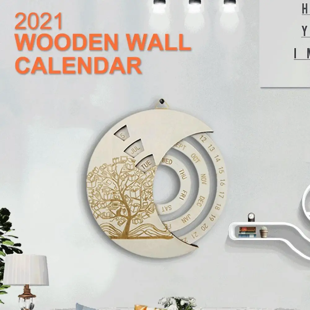 

Fashion Satinwood Old Classic Style Hanging Calendar for Living Room