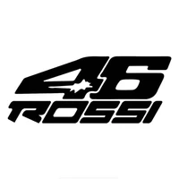 motorcycle rider car sticker 46 rossi funny decal pvc waterproof sunscreen automobile decoration accessories 20cm8cm