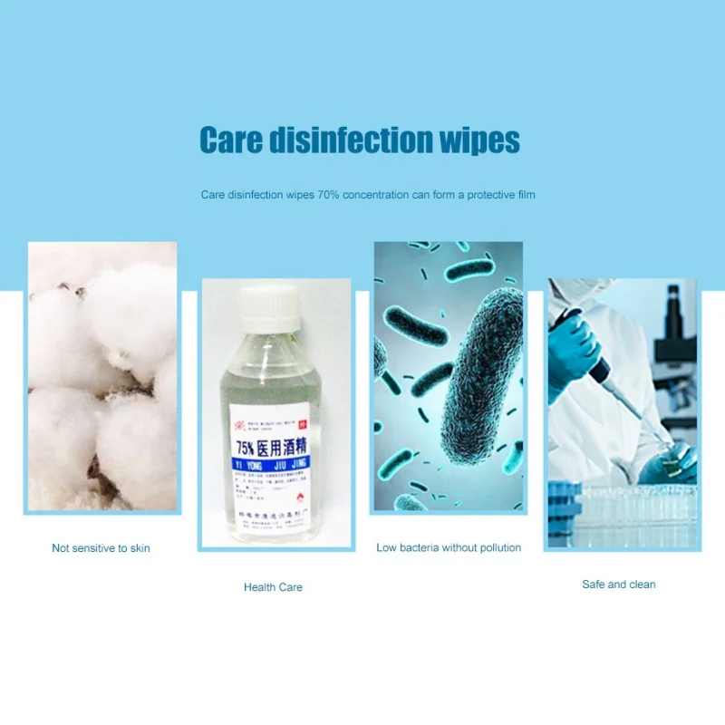 80 насосов/мешок дезинфекция портативные спиртовые тампоны салфетки