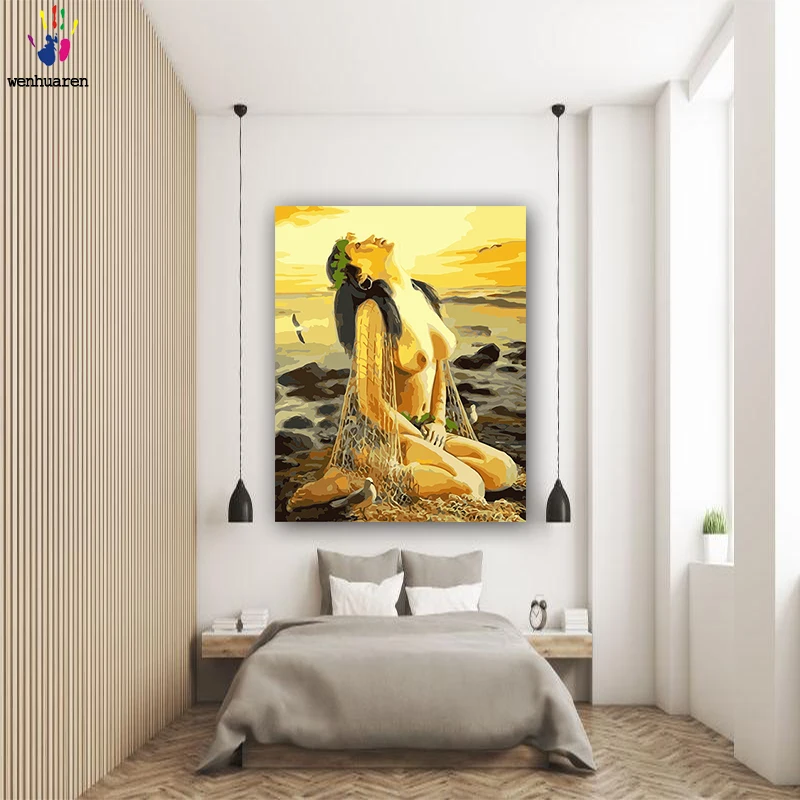 DIY картинки для раскраски по номерам с очаровательным цветным художественным