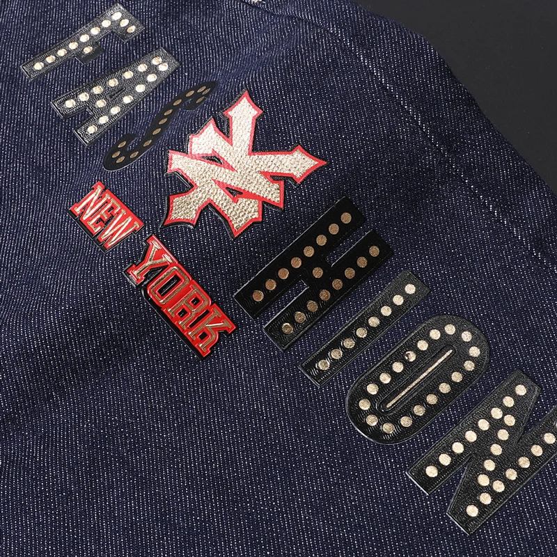 

Summer Vintage Fashion Men Jeans Shorts Retro Black Blue Unwashed Raw Denim Shorts Men Patches Designer Hip Hop Short Jeans