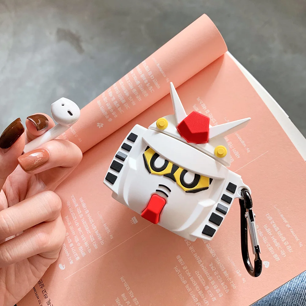 Силиконовый чехол для наушников для Airpods, чехол для трансформеров, 3D мультяшный чехол, защитный кожаный чехол для AppleAirpods для Earpods, чехол