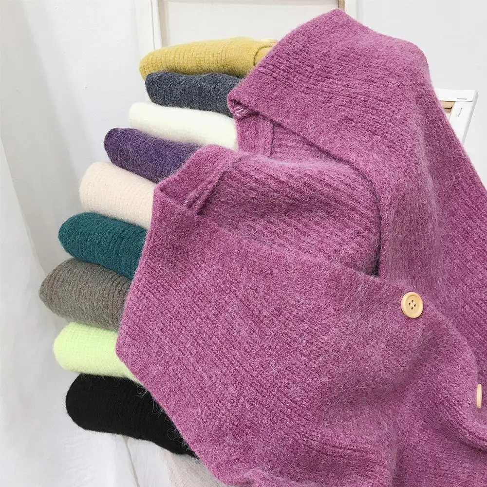 Женский трикотажный жилет повседневный однобортный без рукавов с v-образным