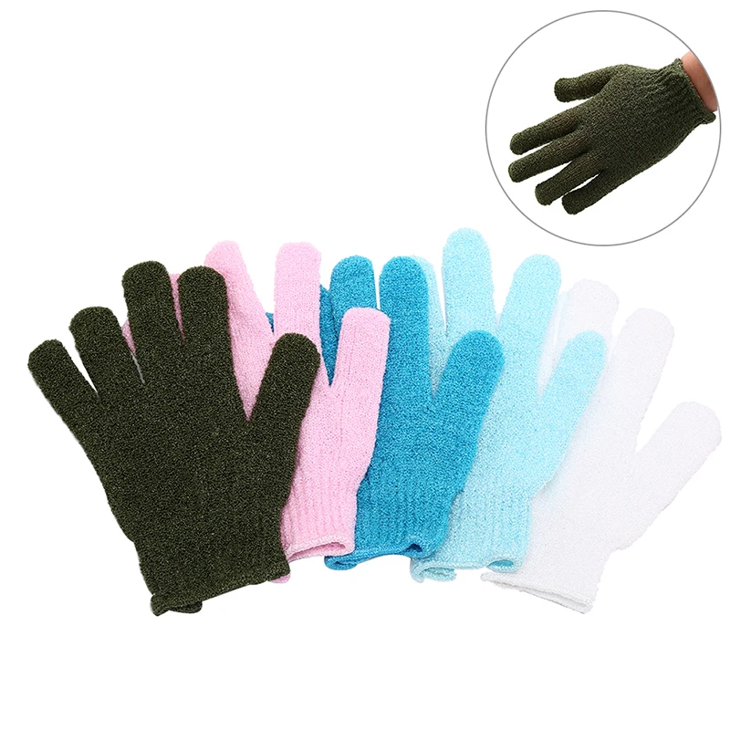 

Massage Spa Bath MittShower Exfoliating Body Scrub Glove Dead Skin Removal Random Color