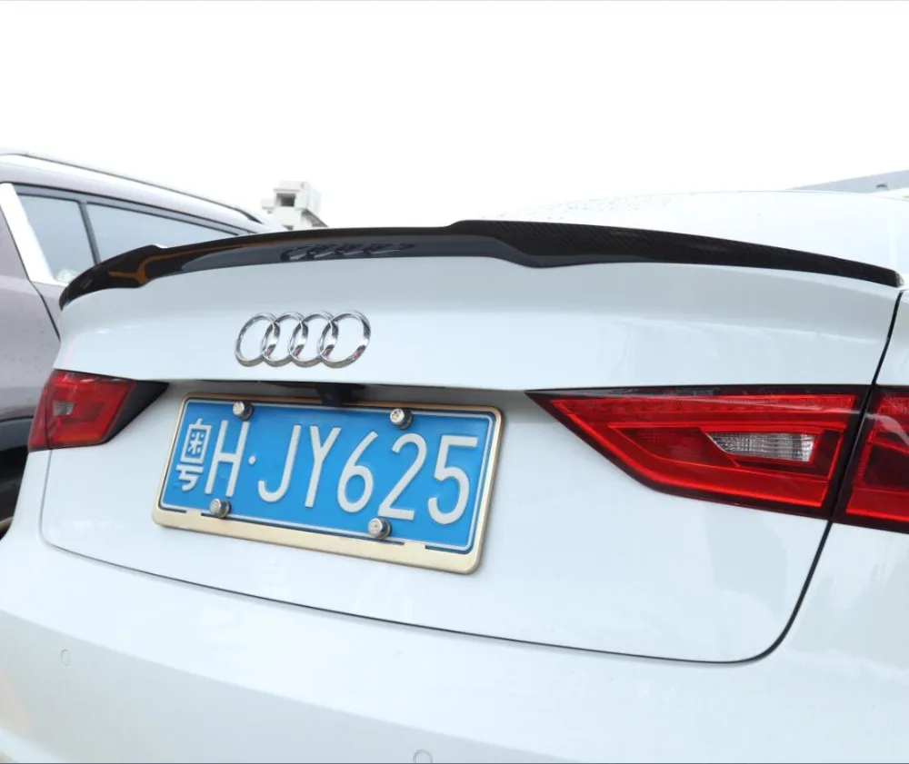 Углеродное волокно заднего крыло багажника выступ Спойлеры подходит для девочек