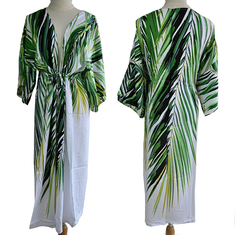 new beach cover up print bathing suit cover up swimwear women summer dress kaftan robe de plage saida de praia tunics pareo free global shipping