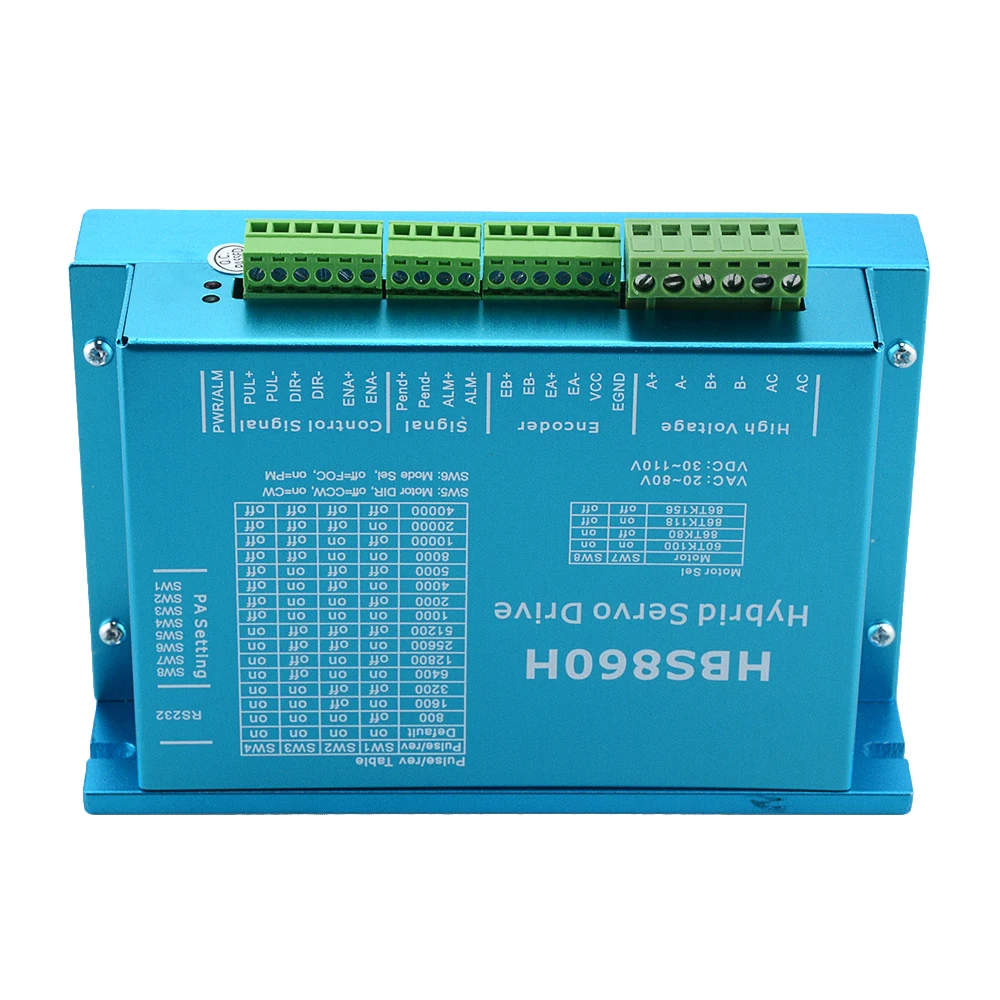 HBS86H closed loop servo motor driver HBS860H hybrid step drive with RS232 port | Обустройство дома