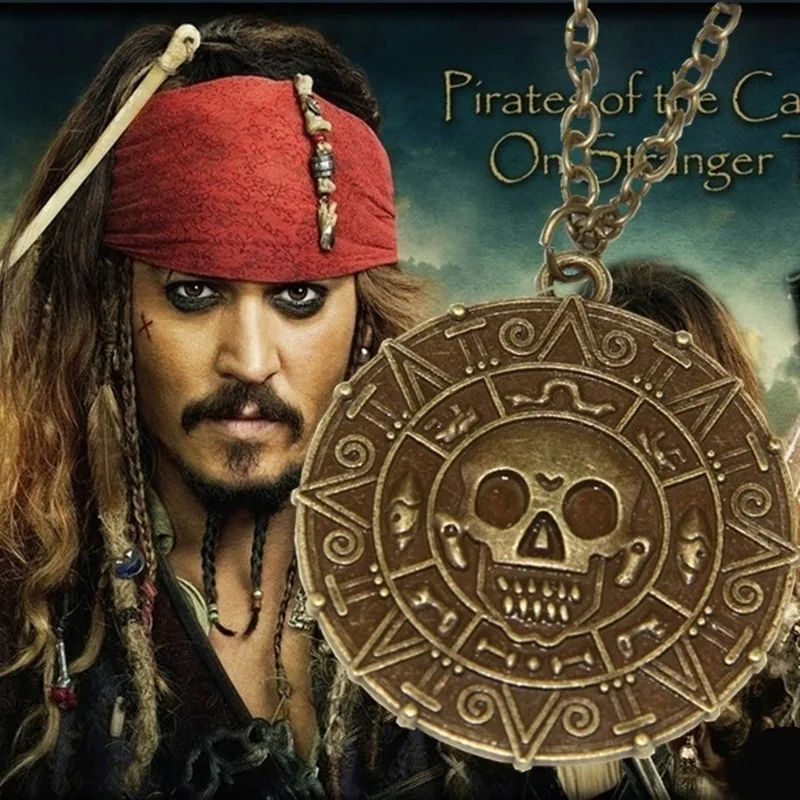 

Новое винтажное ожерелье с изображением пиратов Карибского моря