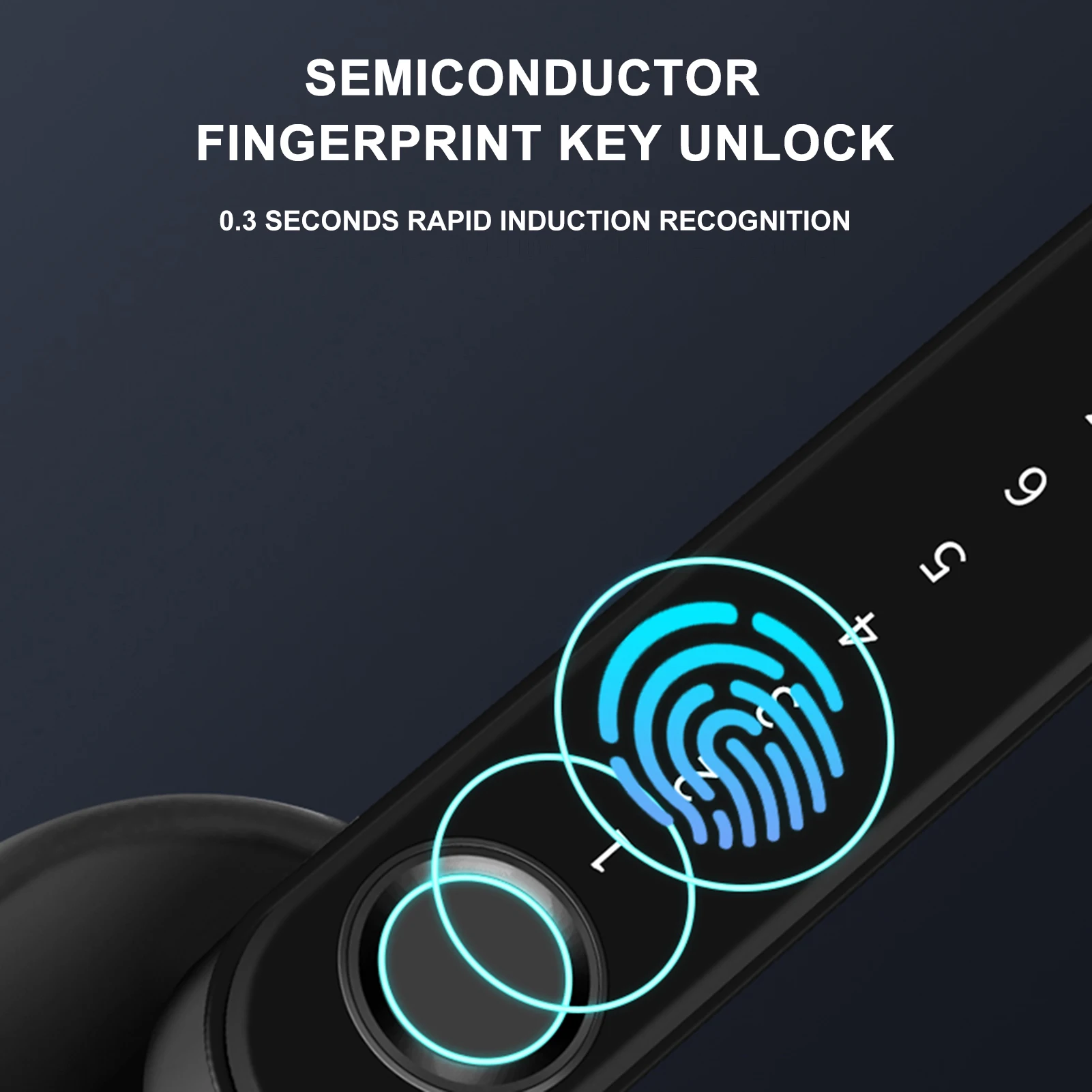 

Keyless Entry Digital Lever Home Security Biometric Smart Easy Install With USB Port Fingerprint Door Lock Fast Unlock Phone APP
