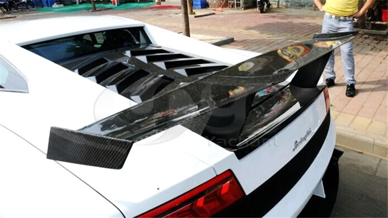 Автомобильные стильные аксессуары из углеродного волокна задний спойлер крыло