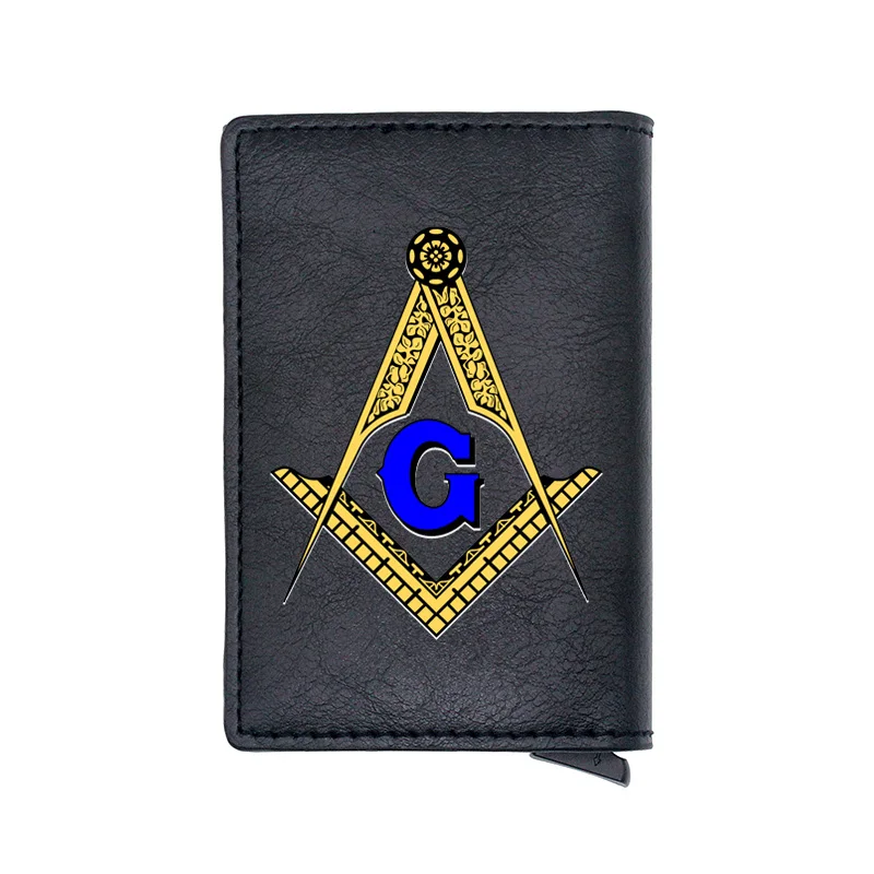 Фото Классические кошельки с логотипом Masonic винтажные мужские и женские кожаные Классические кошельки с логотипом Masonic винтажные мужские и женские кожаные