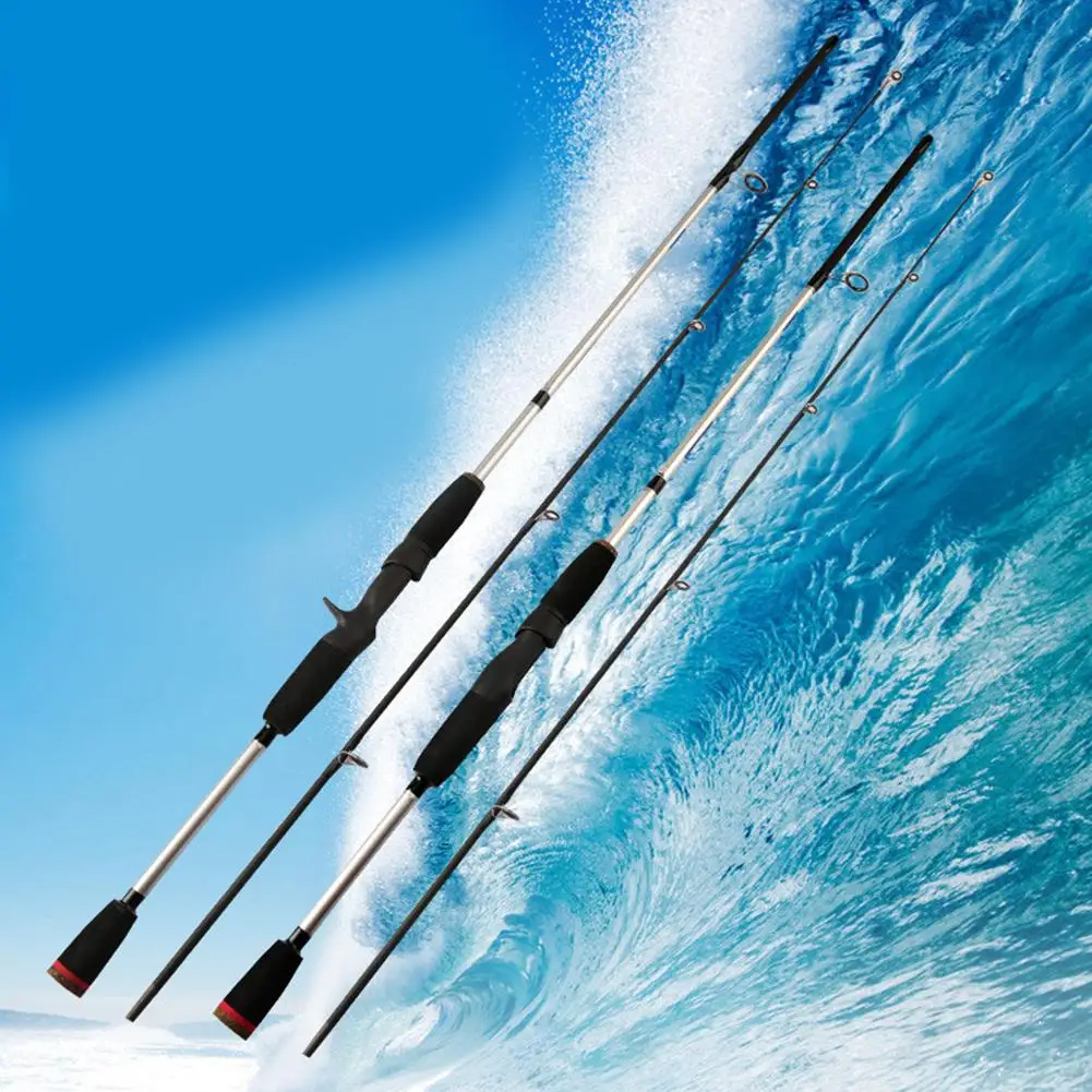 

[ Hot Sale ] Spinning Casting Hand Lure Fishing Pole 1.8m 1.65m Fishing Rod UltraLight Carbon Fiber Handle Portable Travel Rods
