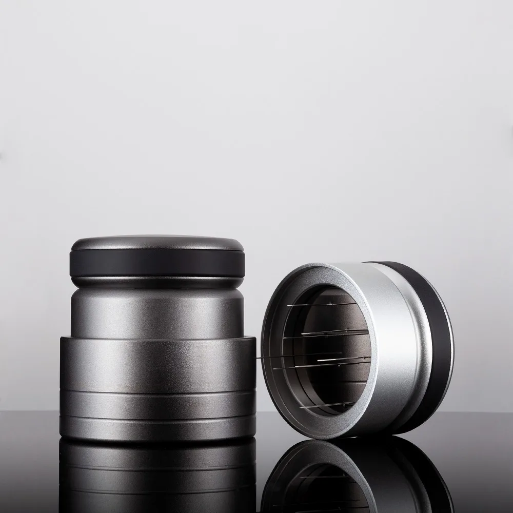 Juego de compactador de caf&eacute; con aguja de 58mm, herramienta niveladora, distribuidor de caf&eacute; en polvo, novedad de 2020-1
