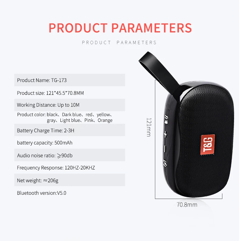 

Portable Bluetooth Speaker Mini Wireless Outdoor Subwoofer Super Bass Speak Support FM TF Card for Cell Phone Laptop PC