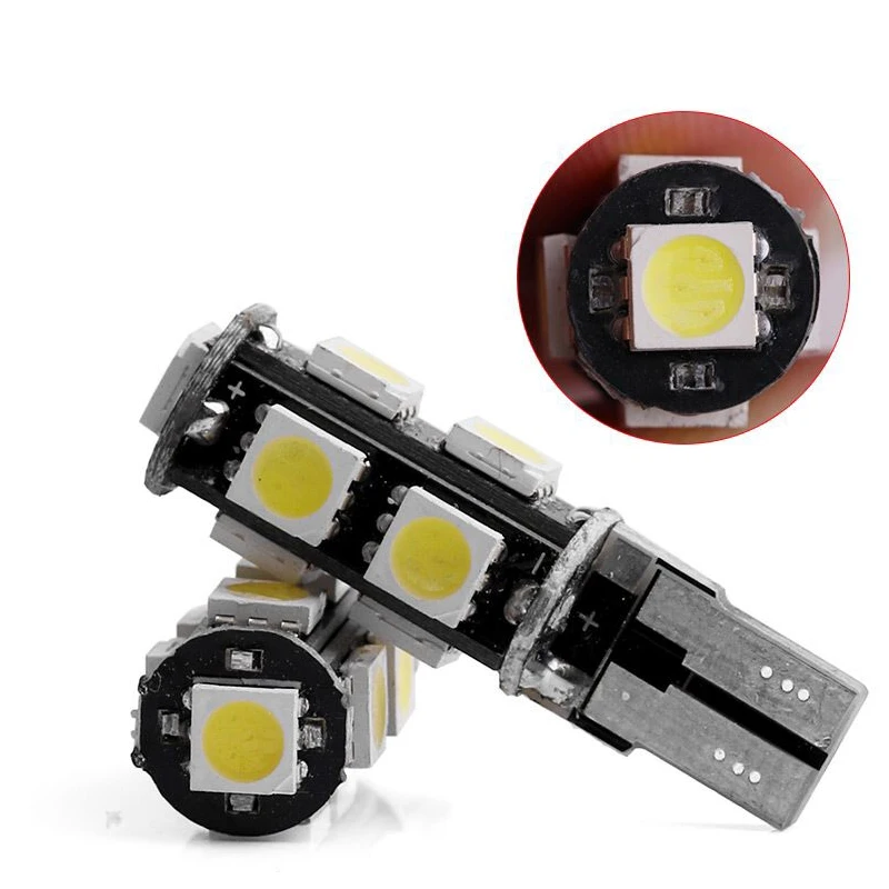 T10 194 168 9 SMD 5050 Автомобильный светодиодный светильник Canbus W5W для автоматического