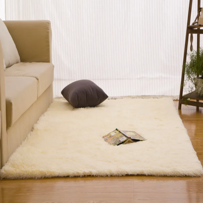 

Nordic Home White Living Room Tea Table Carpet Anchor Bedroom Full Of Bedside Blanket, Cloakroom Mat, Bay Carpet Customization