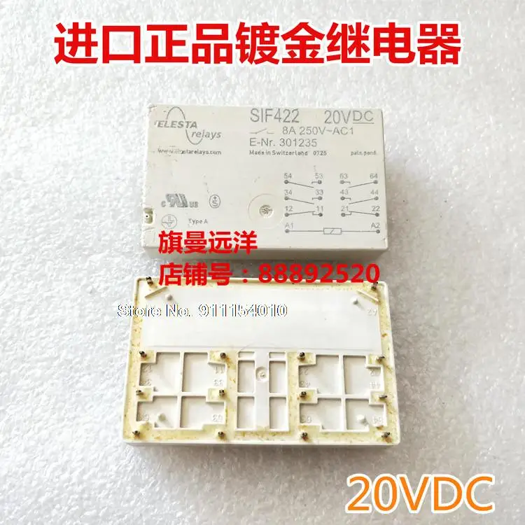 

SIF422 20VDC SLF422 8A E-NR.301235