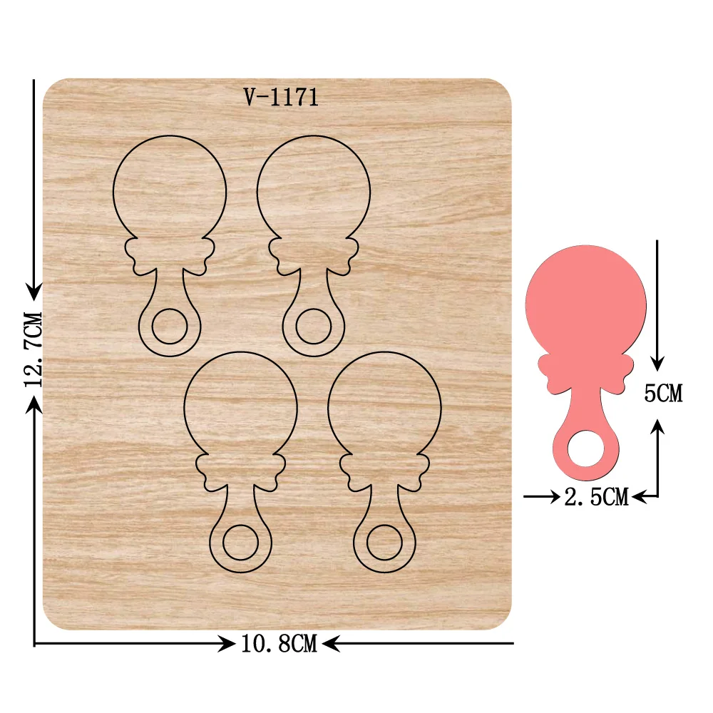 

New wooden dies cutting dies for scrapbooking /Multiple sizes /V-1171