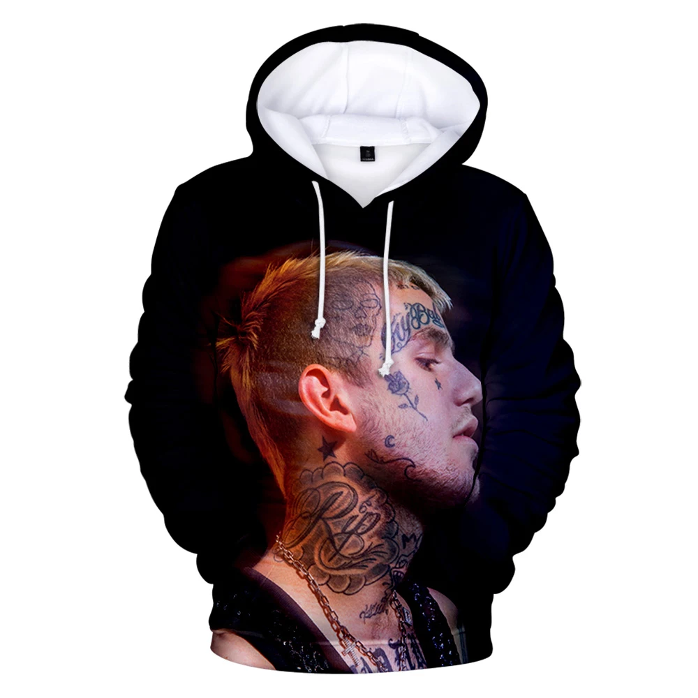 Толстовка с капюшоном Lil Peep для мужчин и женщин Модный повседневный свитшот