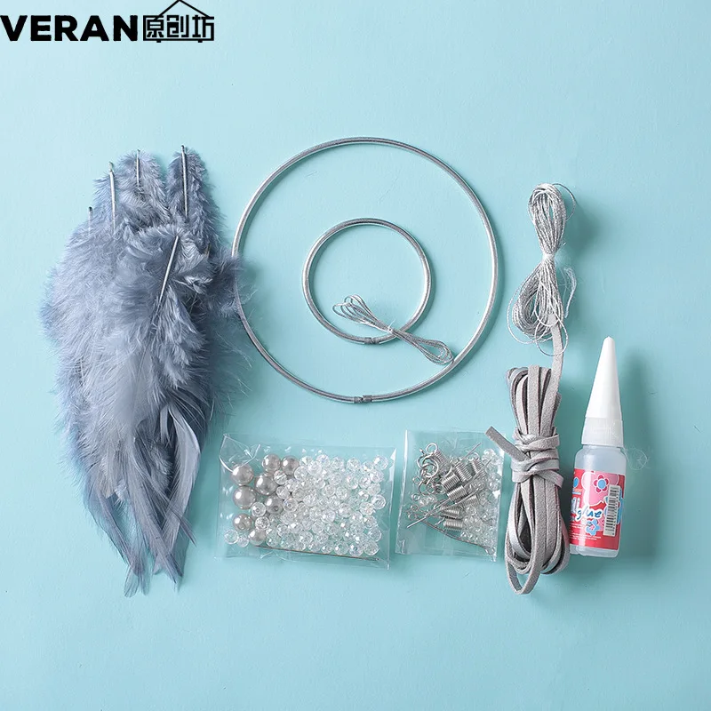 

Light Luxury Dream Catcher Wall Decoration Pendant Living Room Bedroom Decoration Home Decoration Feather Pendant