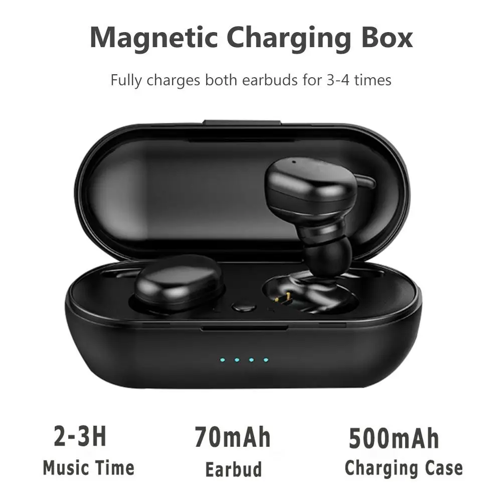 

Y30 Wireless 5.0 Bluetooth Headphones In-Ear Music Earphone With Microphone PC Gaming Headset For iPhone Xiaomi Samsung Phone