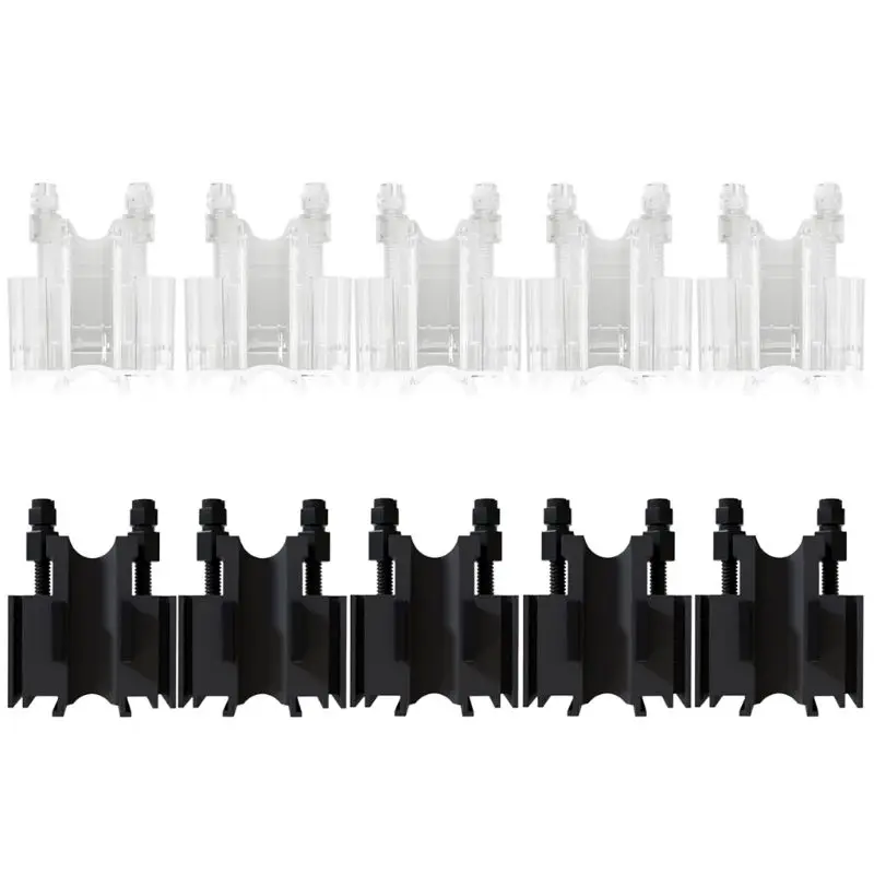 

Aquarium Fixation Clamp Inlet Outlet Water Pipe Clip Pipe Holder Fish Tank 5Pcs