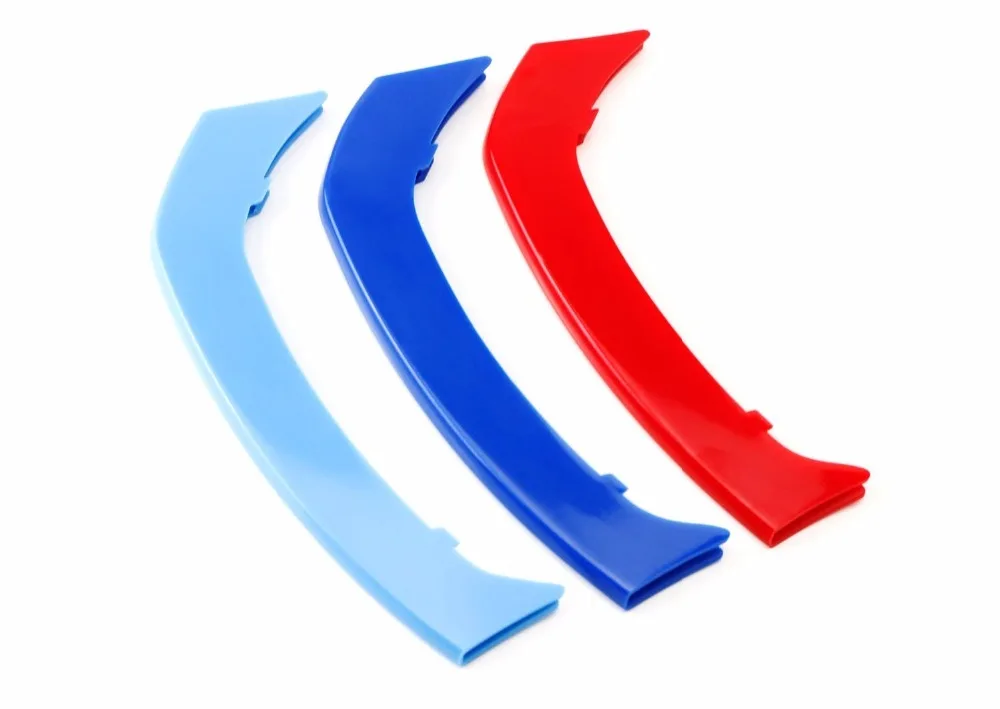 3 цветные решетки вставные планки гриля Пряжка для BMW F34 серии Gran Turismo 3GT хэтчбек 2013