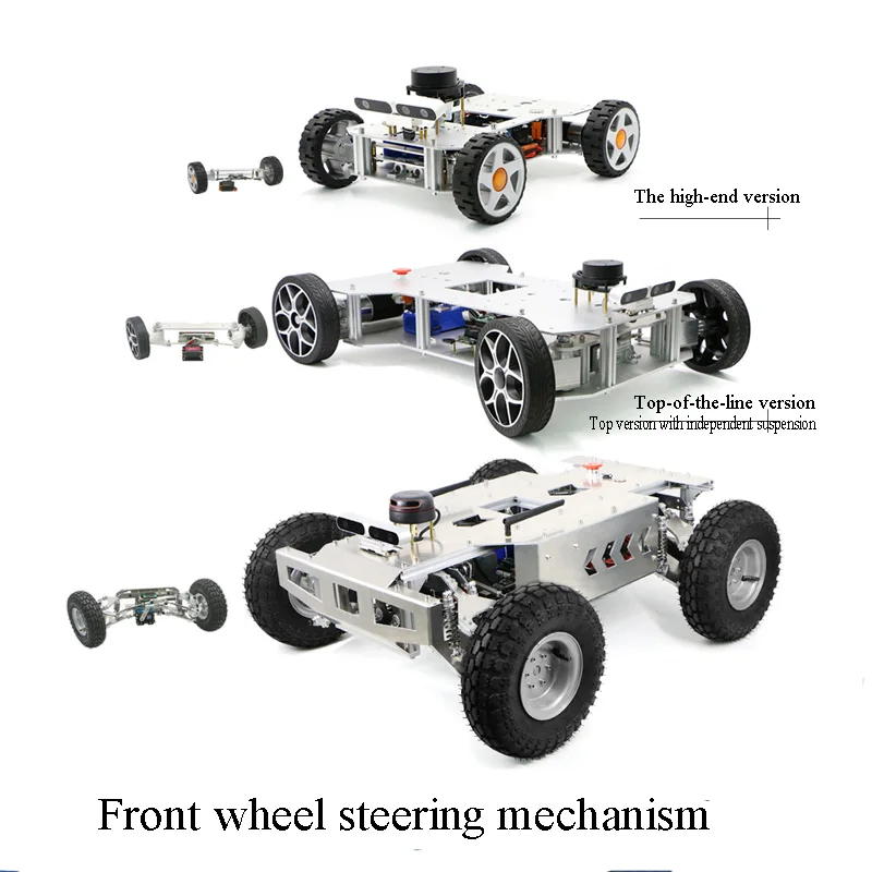 Ackerman robot front wheel steering mechanism intelligent ROS car