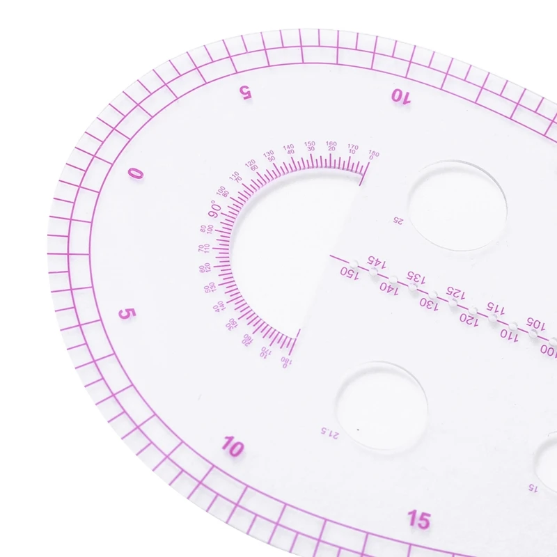 

5pcs/set Tailor Clothing Comma Sleeve Cage Ruler Measure Sewing Dressmaking Yardstick Drawing Template Patchwork Tool