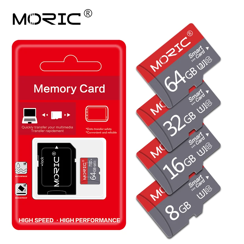 

Moric Memory Card Tarjeta SD card 32GB 64GB Class 10 high speed Micro SD 8GB 16GB Microsd Cartao de Memoria 128GB mini TF Card