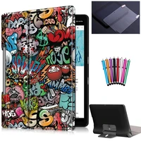for lenovo yoga smart tab yt x705f tablet for lenovo yoga tab 5 2019 release pu leather folio stand cover casescreen protector