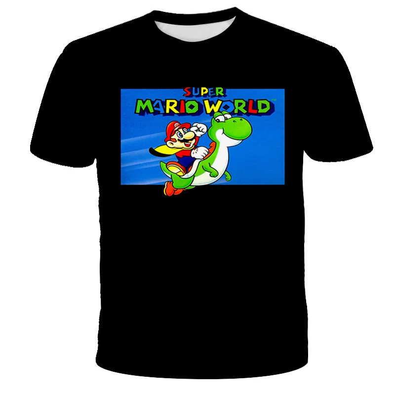 

Summer New 3D Printing Mario T Shirt Kids Superior Quality Boy Girl T-Shirt Baby Comfortable Short Sleeve Tops Surprise Gift