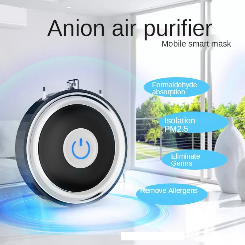 

Новый портативный очиститель воздуха Anion ожерелье мини очиститель для дома